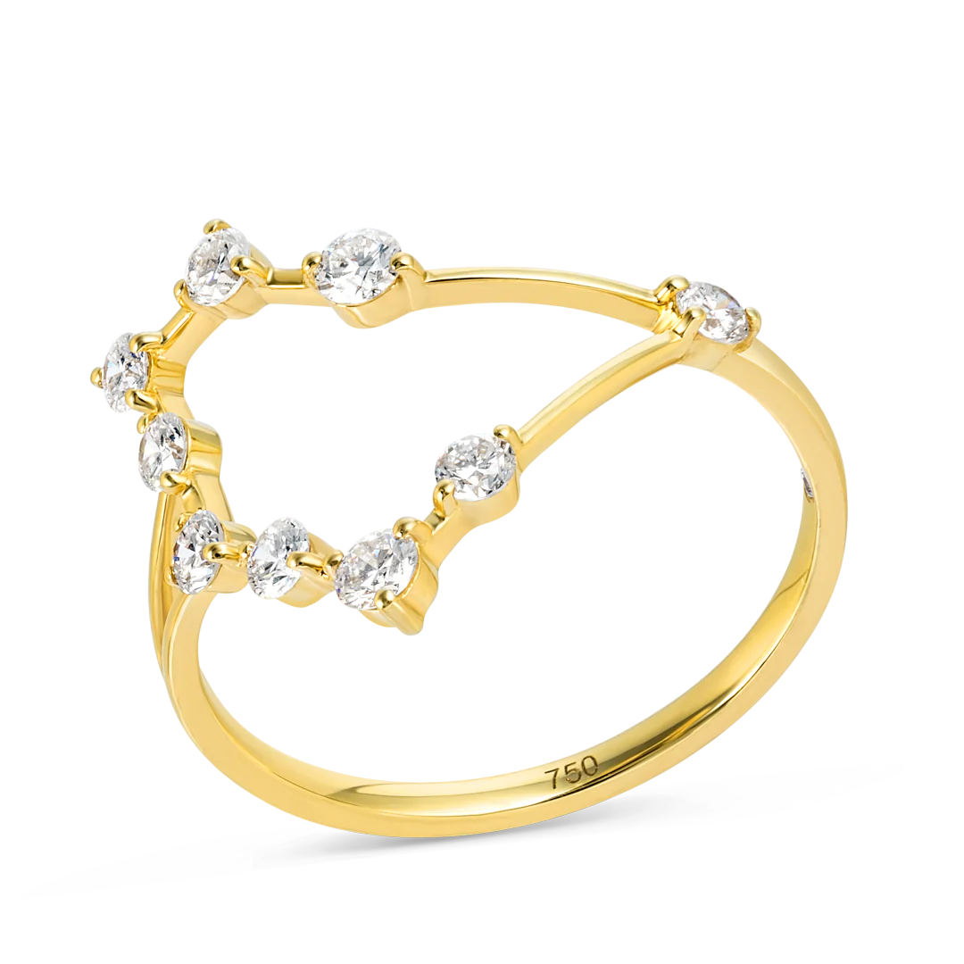 Capricorn Constellation Ring