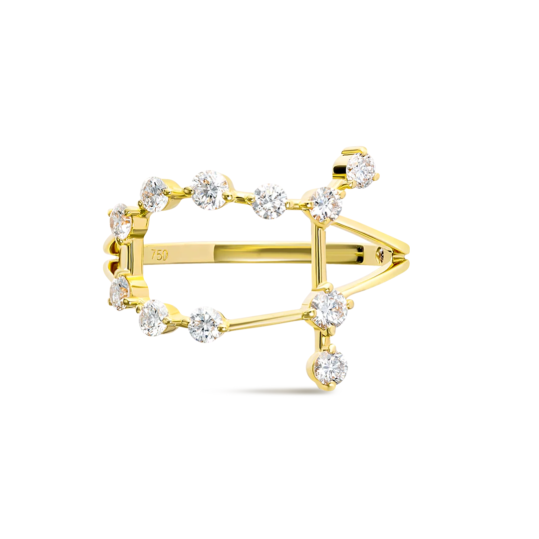 Gemini Constellation Ring