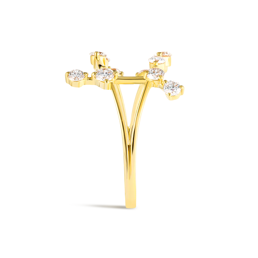 Gemini Constellation Ring