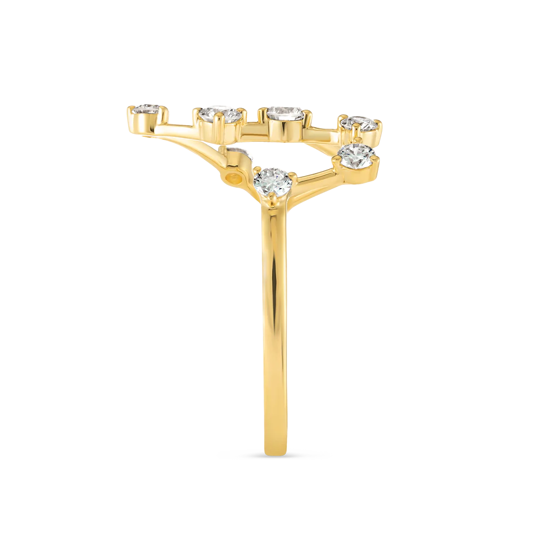 Leo Constellation Ring