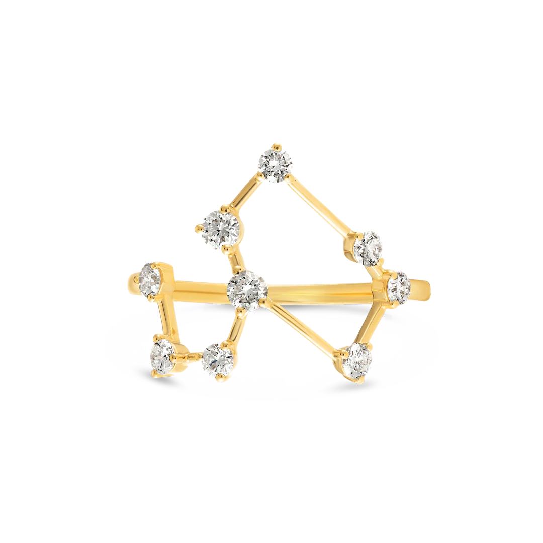 Leo Constellation Ring
