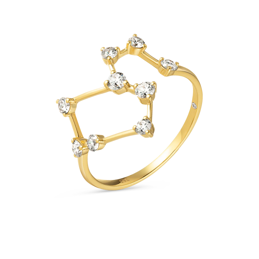 Leo Constellation Ring