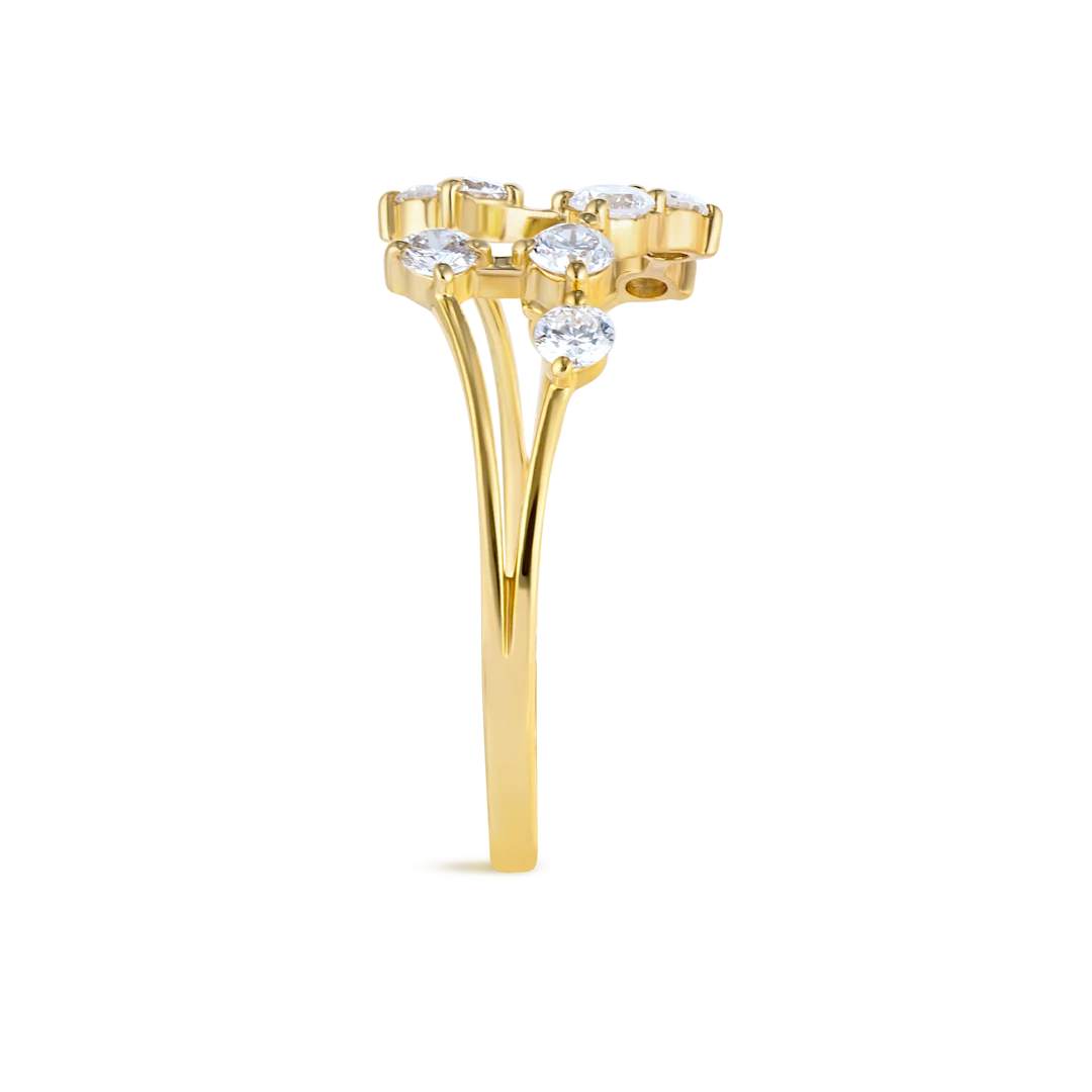 Virgo Constellation Ring