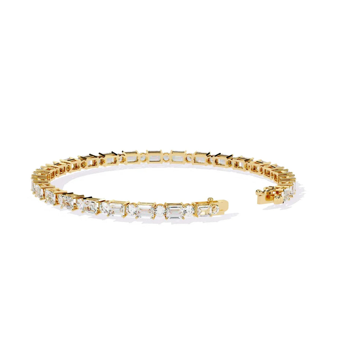 Modern Diamond Tennis Bracelet