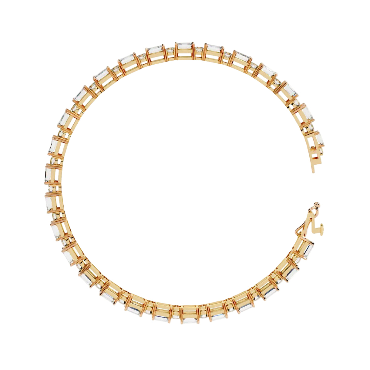 Modern Diamond Tennis Bracelet