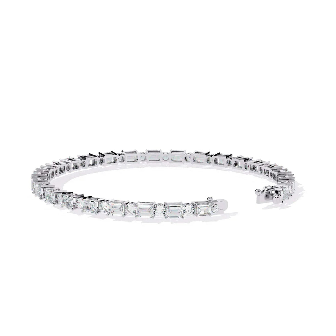Modern Diamond Tennis Bracelet