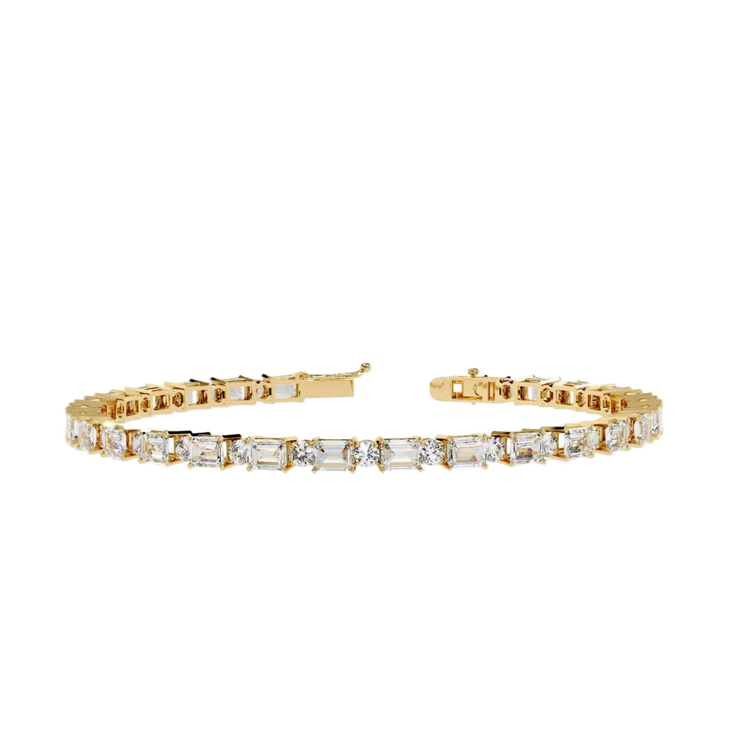 Modern Diamond Tennis Bracelet