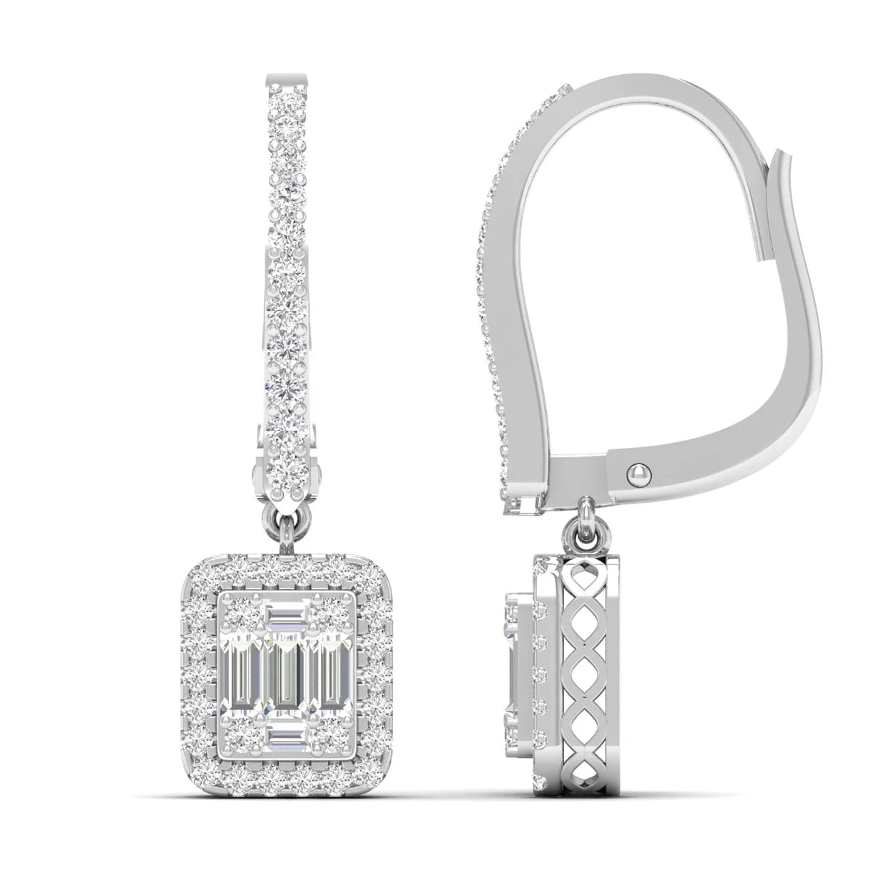 Couture Dangler Diamond Earrings