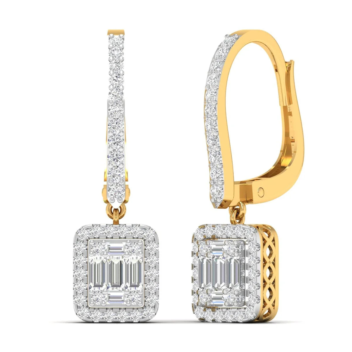 Couture Dangler Diamond Earrings