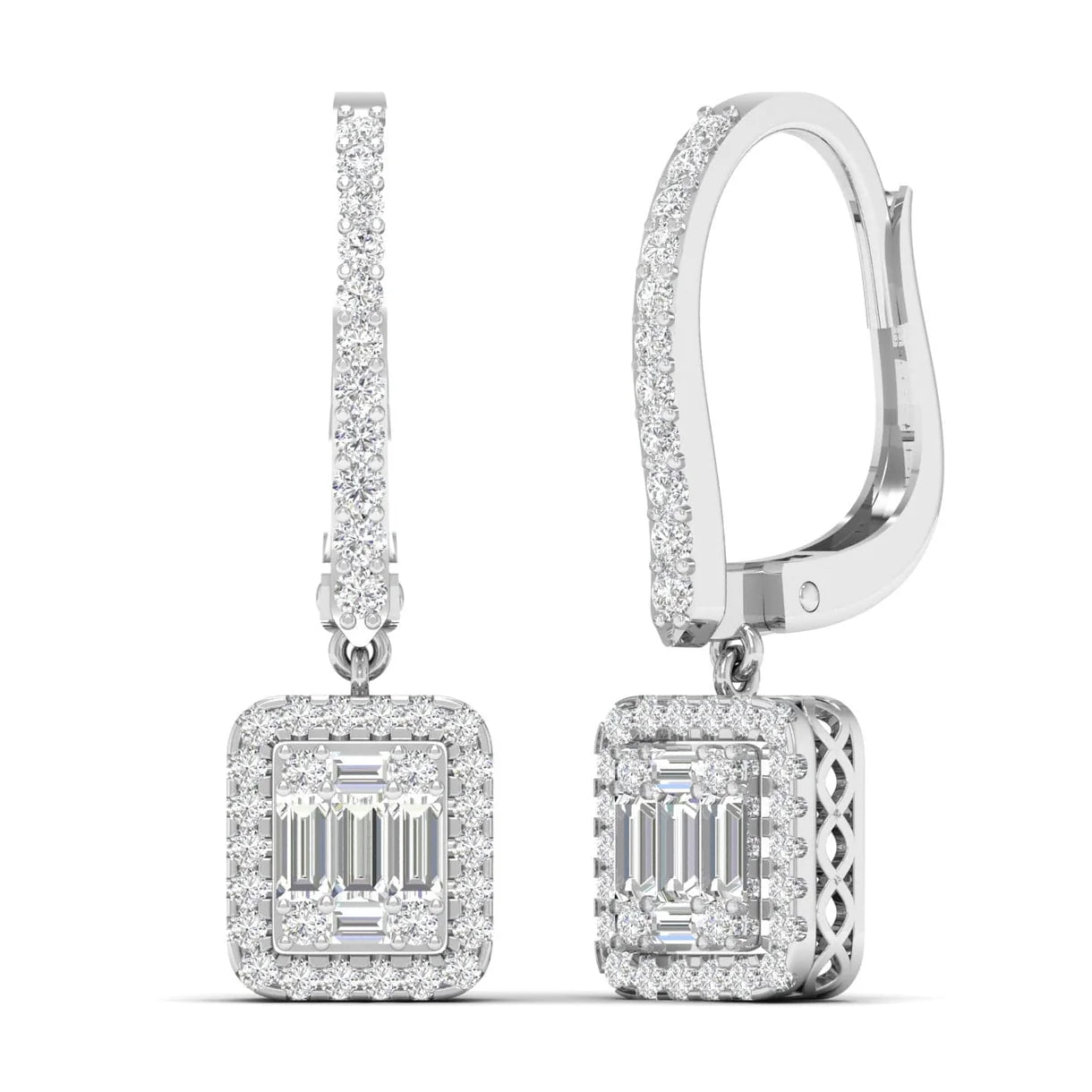 Couture Dangler Diamond Earrings