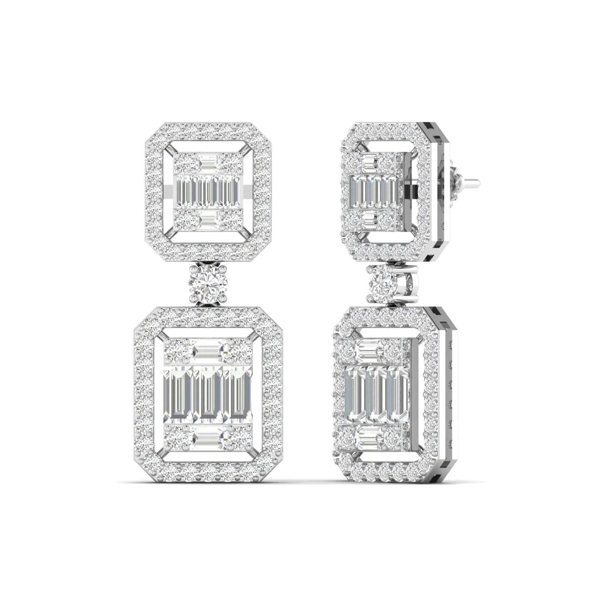 Bridal Diamond Earrings