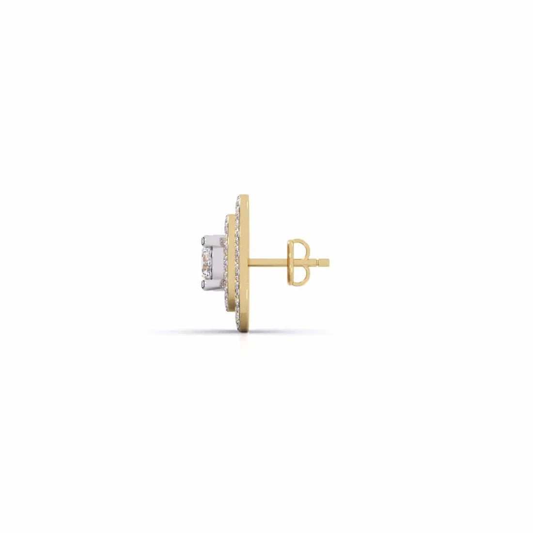 Each Layered Diamond Earrings