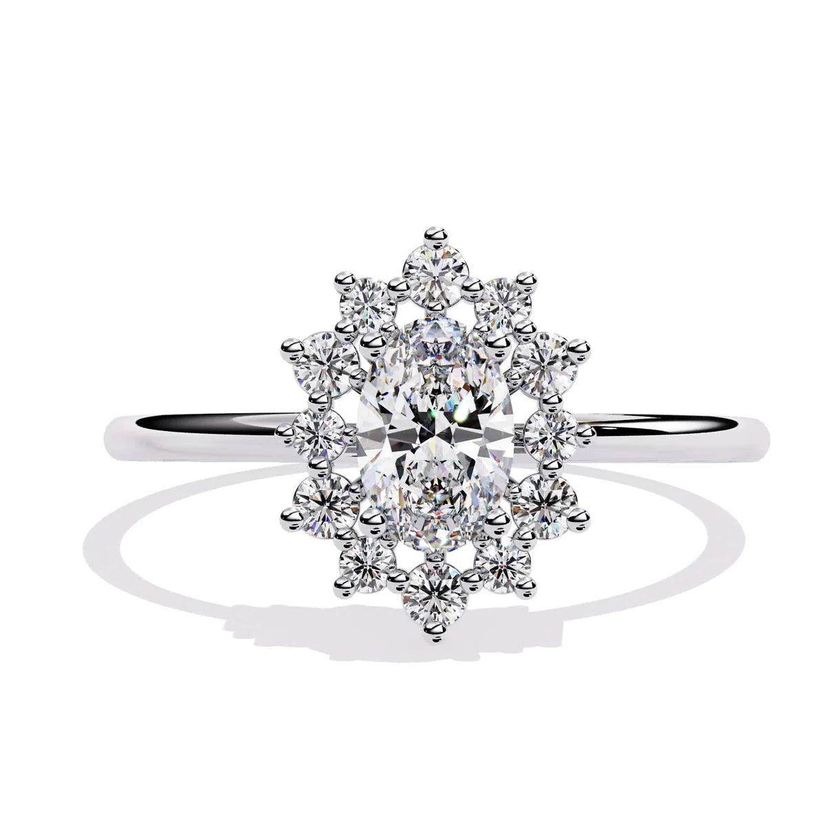 Classic Oval Diamond Ring