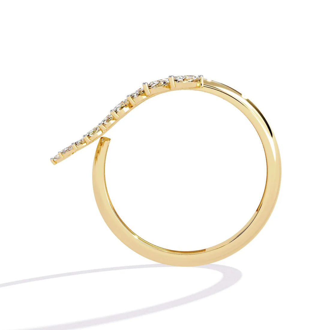 Leaflet Lab Grown Diamond Ring