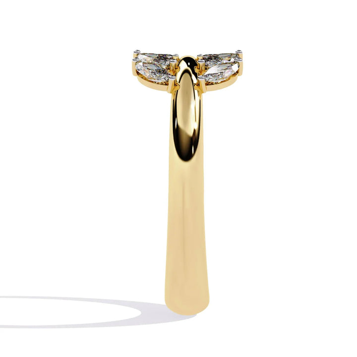 Leaflet Lab Grown Diamond Ring