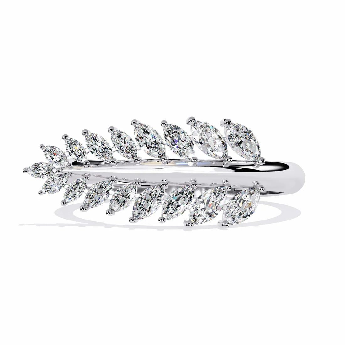 Leaflet Lab Grown Diamond Ring