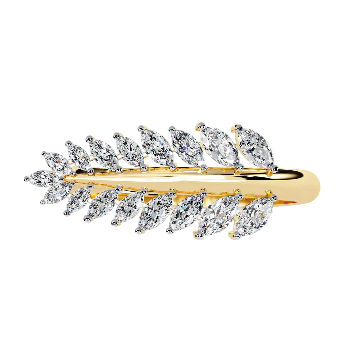 Leaflet Lab Grown Diamond Ring