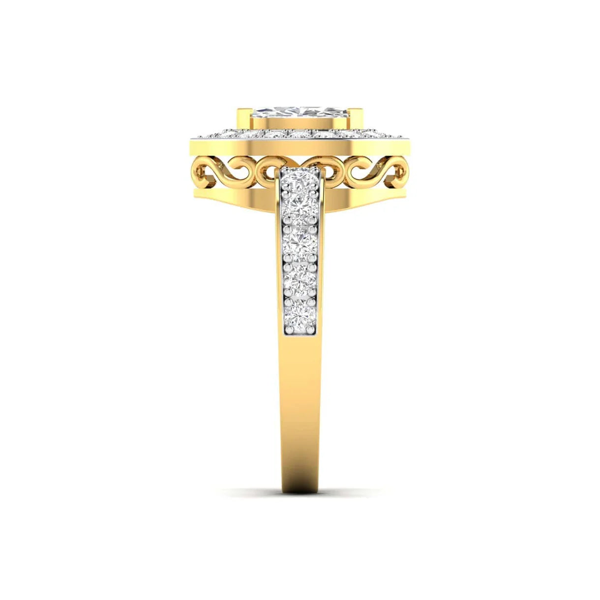 Delicate Marquise Diamond Engagement Ring