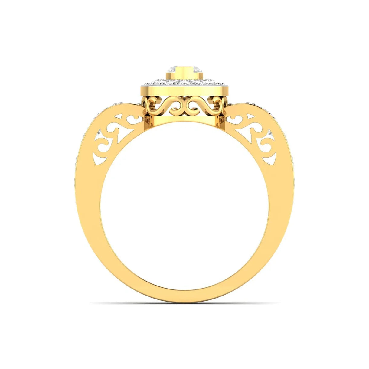 Delicate Marquise Diamond Engagement Ring