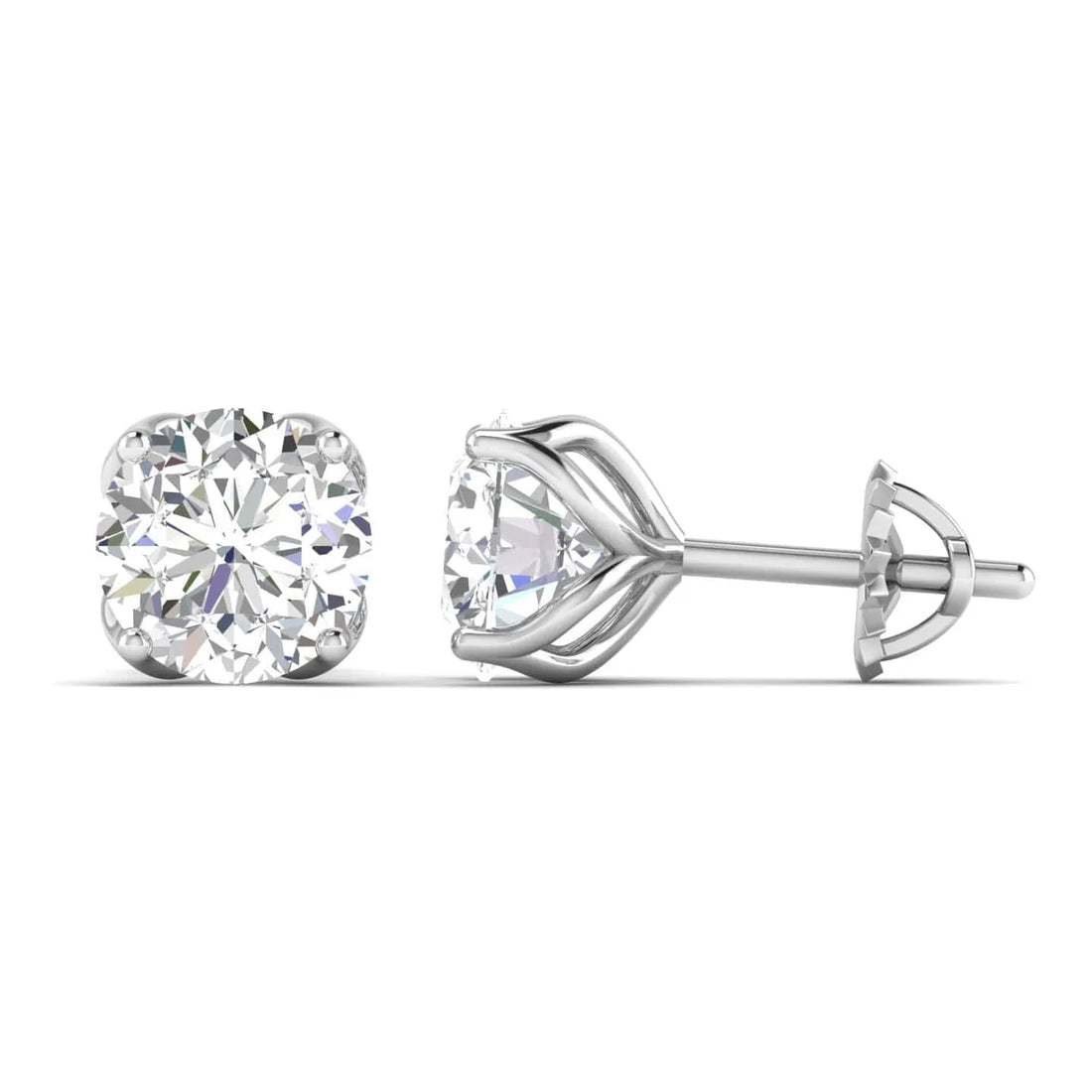 Round Diamond Earring