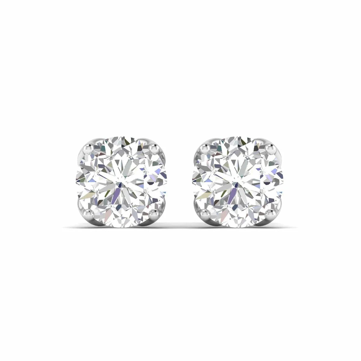 Round Diamond Earring