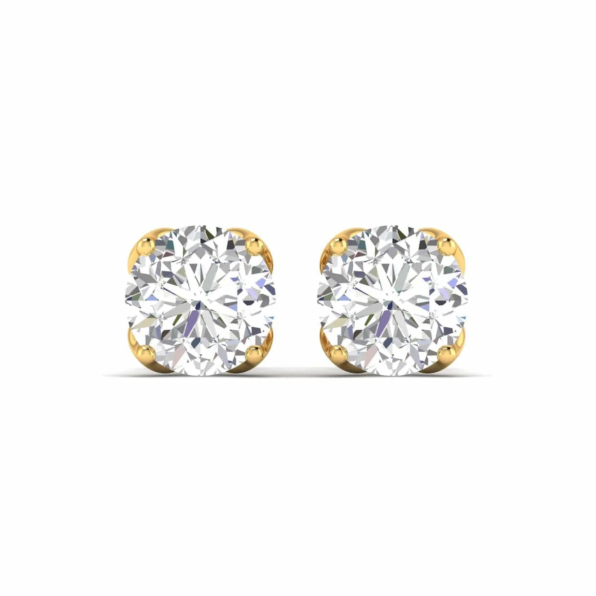 Round Diamond Earring