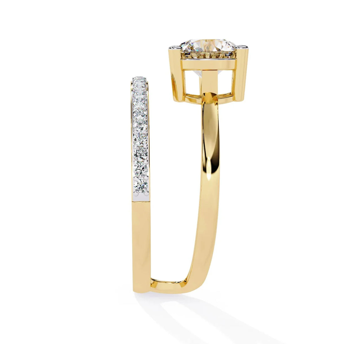 Sleek Diamond Ring