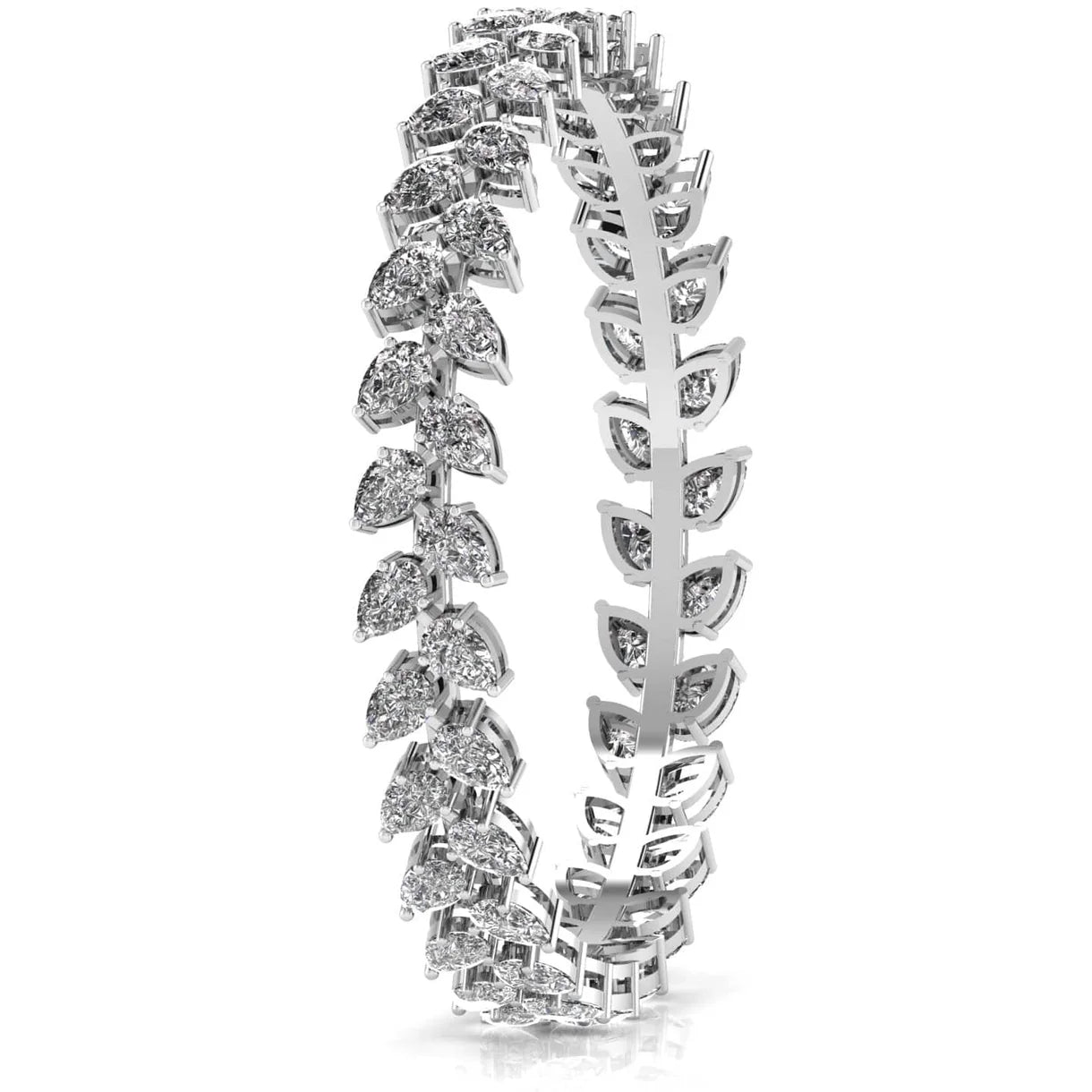 Leaf Diamond Tennis Bracelets