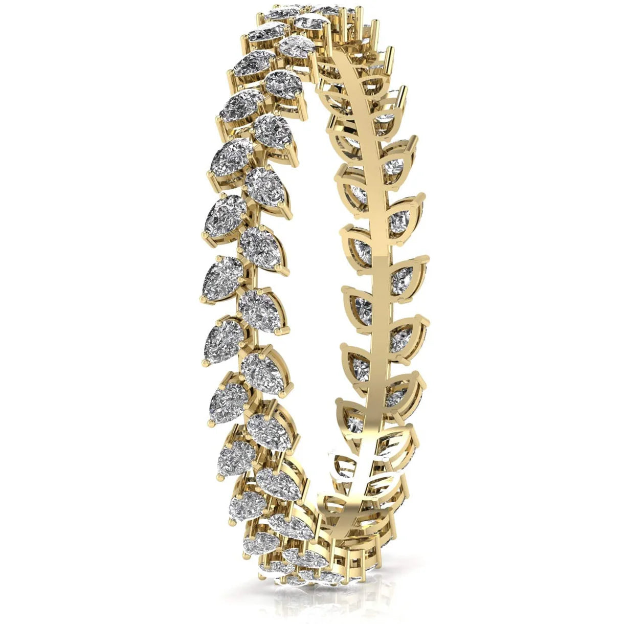 Leaf Diamond Tennis Bracelets