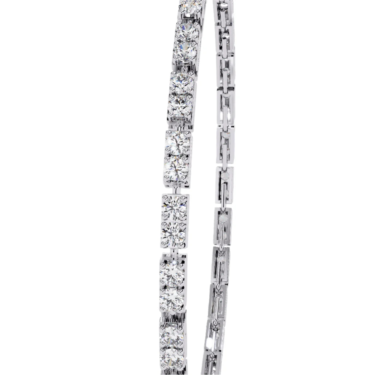 Round Diamond Tennis Bracelet