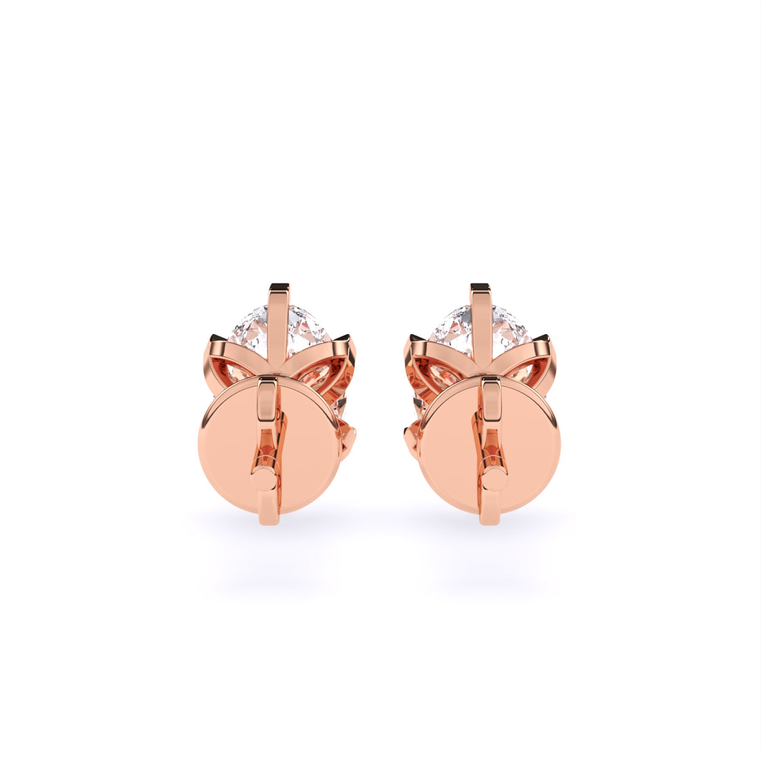 Celeste Oval Diamond Studs