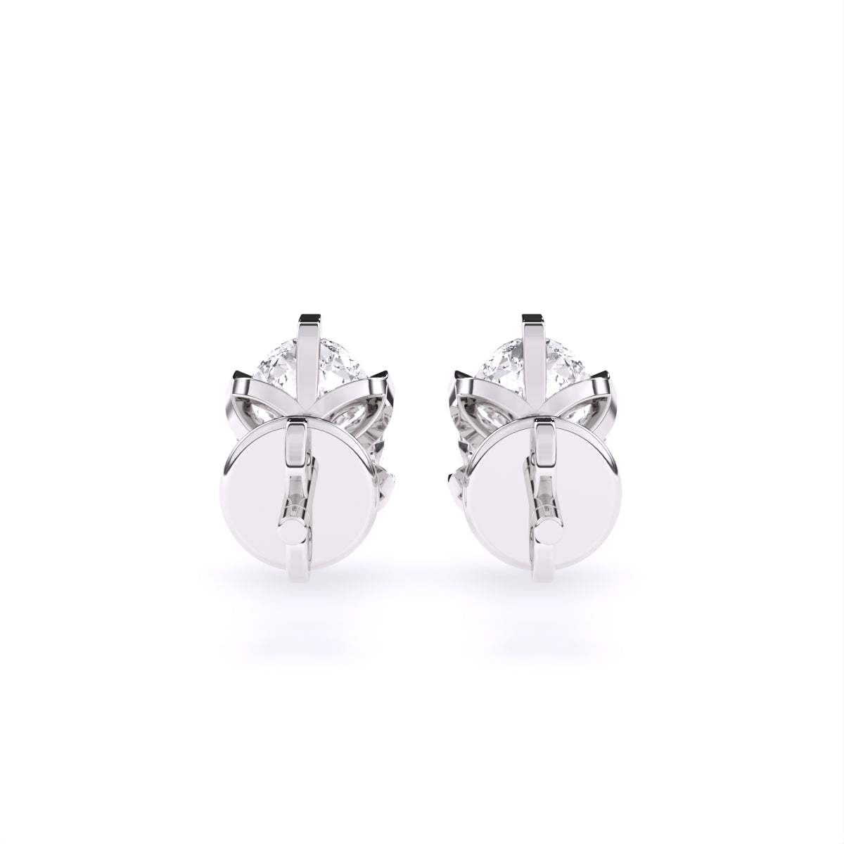 Celeste Oval Diamond Studs
