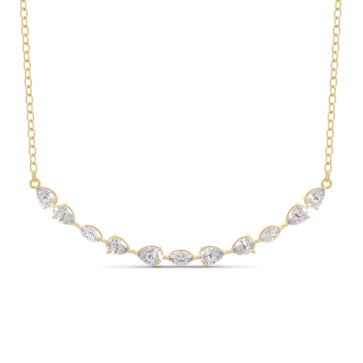 Pear & Marquise Diamonds Pendant