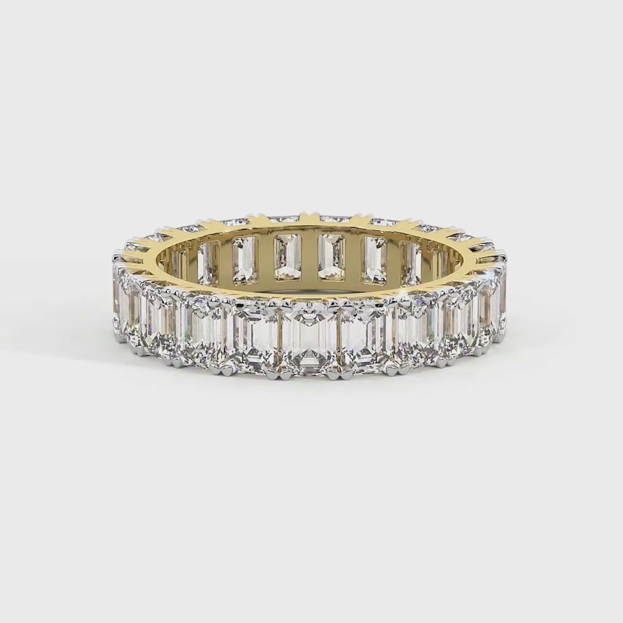 Riley Emerald Lab Diamond Eternity Ring (3 Ct. Tw.)