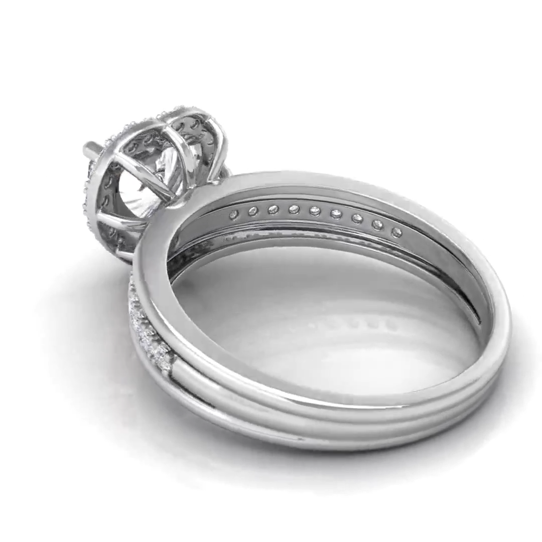 Centre Heart Diamond Ring